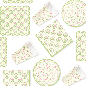 Platos y Servilletas Desechables con Diseño de Flores Silvestres DAMAI, Decoraciones Florales para Picnic de Primavera, Bodas, Cumpleaños, Fiestas de Té - Product Image 2