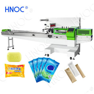 HNOC Pillow Pouch Cutlery Napkin Flow Towel Bagging Wrapper Package Machine for Wet <strong>Wipes</strong> - Product Image 1