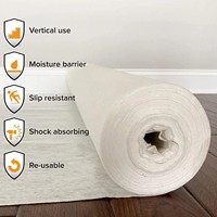 Feutre de peintre blanc avec de la colle feutre collant auto-adhésif polaire protection du sol