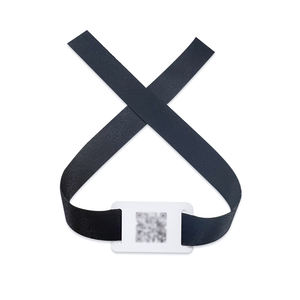 Bracelets étanches tissés souples RFID jetables personnalisés <span class=keywords><strong>Code</strong></span> QR NTAG213 <span class=keywords><strong>Puce</strong></span> NFC pour le paiement de billets de festival d'événement - Product Image 1