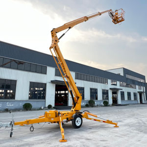 P-741 20M kaki Towable Boom Spider <span class=keywords><strong>Lift</strong></span> Trailer Cherry pemetik pohon pemangkasan <span class=keywords><strong>Lift</strong></span> untuk fasilitas pemeliharaan - Product Image 3