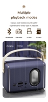 Haut-parleur radio rétro P19 avec fonction TF FM, petit haut-parleur sans fil BT pour cuisine, bureau, chambre, fête