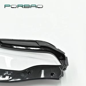 PORBAO per <span class=keywords><strong>CHEROKEE</strong></span> 2019-2024 anno due colori bordo <span class=keywords><strong>nero</strong></span> trasparente in plastica del proiettore paralume del faro - Product Image 5