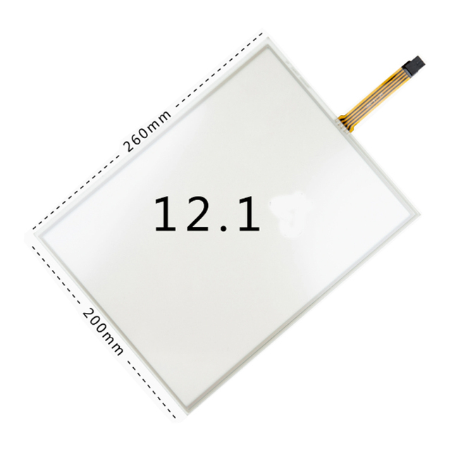 12inch 12.1inch Touch Screen 4wire Resistive Industrial Control Digitizer 260X200MM