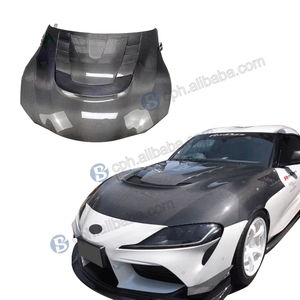 Bensnees tùy chỉnh trang trí xe V S gr phong cách sợi carbon mui xe cho TOYOTA SUPRA A90 MK5 2021 2022 động cơ nắp ca-pô - Product Image 1