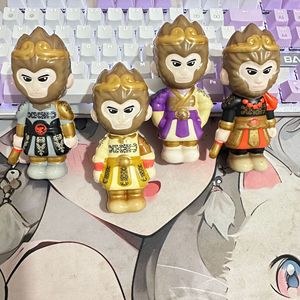 ของเล่นบีบคลายเครียดรูปซุนหงอคง ลิงดำ แบบคืนตัวช้า ทำจากพลาสติก ของตกแต่ง - Product Image 2