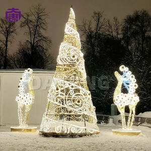 Outdoor Waterproof LED Christmas <b>Tree</b> <b>Light</b> Glowing Festival Decoration for Park Mall Garden Plaza Street Event Display for Sale - Product Image 2