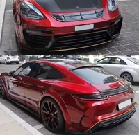 Runde Support Personnalisation Kits de carrosserie pour Porsche Panamera 971 Mise à niveau MSY Modèle Auto Pièces Hlaf Carbon Fiber Surround High Fit