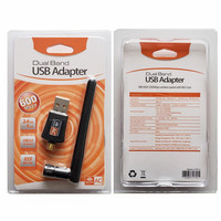 Adaptateur Wifi USB 600Mbps 600M double bande WI-FI Wifi carte réseau sans fil Dongle 5G AC600 2.4GHz 5.8GHz LAN avec antenne 2DB 11AC