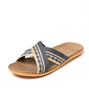 BAIRUILUN – Nouvelles sandales et chaussons personnalisés en lin naturel pour femme – Tendance et confortables pour l'été et la plage - Product Image 6