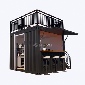 Container Prefabbricato 20FT 10ft in Stile Cinese per Scuola, Centro Commerciale, Caffetteria, <span class=keywords><strong>Casa</strong></span>, Ristorante, Fast Food, Design 3D - Product Image 4