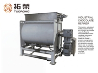 TUORONG Nouvelle machine de raffinage et de conchage de chocolat haute productivité pour la production de pâte à chocolat et de préparations à base de noix