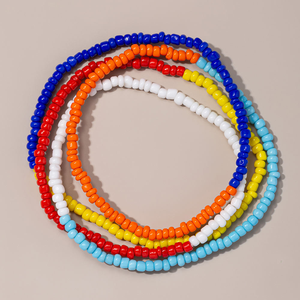 Pulsera <span class=keywords><strong>de</strong></span> cuentas <span class=keywords><strong>de</strong></span> semillas <span class=keywords><strong>de</strong></span> cristal colorido bohemio personalizada para mujer, joyería <span class=keywords><strong>de</strong></span> moda para <span class=keywords><strong>amistad</strong></span> y felices vacaciones, Idea <span class=keywords><strong>de</strong></span> regalo - Product Image 3