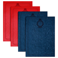 Porta Certificados de Cuero PU Grabado, con Logotipo Personalizado, Carpeta para Diplomas, Cubierta para Documentos de Graduación, para Escuela u Oficina