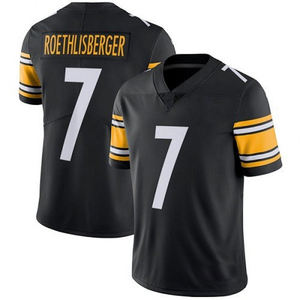 Hommes Jeunesse 3 <span class=keywords><strong>Russell</strong></span> Wilson 2 Justin Fields T.J. Watt Najee Harris George Pickens Roethlisberger Maillot de football cousu S-3XL - Product Image 4