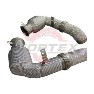 ท่อไอเสียสแตนเลสเกรดพรีเมียม Vortex พร้อมแผ่นกันความร้อน สำหรับ BMW M5 G90 4.4T Twin Turbo V8 อัพเกรด - Product Image 4