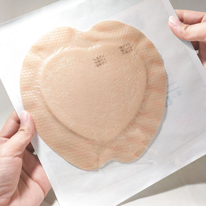 Pansement en gel de silicone Beswell, boîte de 5 pièces, adhésif doux pour couvrir les exsudats et favoriser le drainage des plaies - Product Image 1