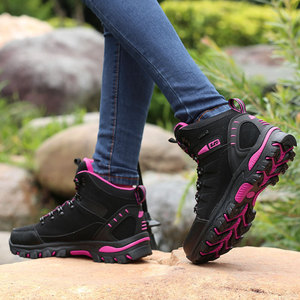 Sneaker sportive basse da uomo e da <span class=keywords><strong>donna</strong></span> in maglia di gomma resistente EVA solette da esterno per scarpe da trekking autunnali - Product Image 6
