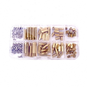 Juego de 120 Postes Hexagonales de Cobre M3 de Una y Dos Pasadas con Tornillos y Tuercas en Caja - Product Image 4