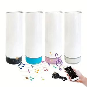 Vaso Térmico Recto de 20 oz para Sublimación con Altavoz Bluetooth, Acero Inoxidable, Aislamiento al Vacío, Altavoz Inalámbrico, Taza Musical - Product Image 2