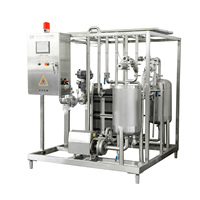 Machine de pasteurisation UHT en acier inoxydable pour ligne de remplissage aseptique de lait, de jus et de boissons
