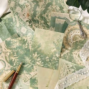 130 แผ่นต่อแพ็ค วัสดุตกแต่งสไตล์วินเทจ ซีรีส์ Elegant Waltz สำหรับตกแต่งสมุดบันทึก DIY - Product Image 4