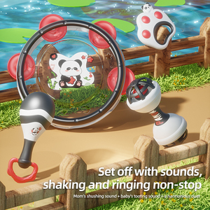 Jouet en plastique personnalisé suspendu <span class=keywords><strong>pour</strong></span> berceau de bébé Cartoon Animal Wind Chime Early Education Instruments de <span class=keywords><strong>musique</strong></span> <span class=keywords><strong>pour</strong></span> enfants Jouets - Product Image 5
