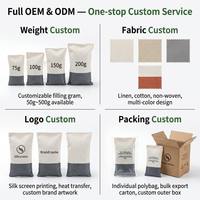 75g luchtzuiverende zak met 100% natuurlijke bamboehoutskool voor private label OEM ODM aangepaste logo en merkverpakkingsontwerp