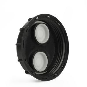 Tutup Tangki IBC Ton Barrel <span class=keywords><strong>Cover</strong></span> S60 100mm 163mm 240mm Ulir Kasar Penutup Tangki Air Lubang Ganda - Product Image 2