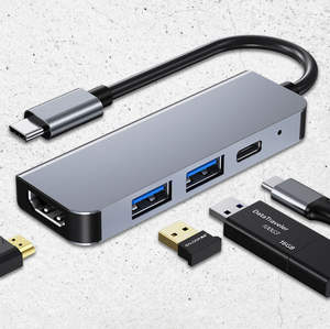 Ordinateur portable haute vitesse 4-en-1 station d'accueil type usb C hub avec hd-mi PD TF SD lecteur de carte usb <span class=keywords><strong>hubusb</strong></span> lecteur de carte - Product Image 5