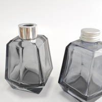 Pot en verre haut de gamme diffuseur de roseau aromathérapie huile de parfum sans feu diffuseurs de roseau de luxe pour assainisseur d'air intérieur