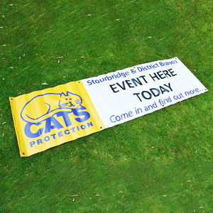 Banner di colore di promozione sulla foto a buon mercato Banner personalizzati classe Media parete pubblicità servizio di stampa rinforzato Banner eventi - Product Image 3