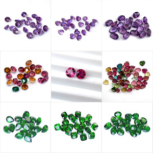 Tùy chỉnh đá quý tự nhiên garnet thạch anh tím Olivine apatite Citrine Topaz đá quý xe taxi & cắt hình bầu dục Cabochon thủ công DIY - Product Image 3