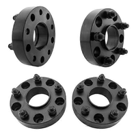 Adaptateur d'entretoise de roue Premium 5*5.5 "noir 2" avec boulons M14 * 1.5, mise à niveau fiable pour camions, SUV et voitures