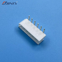 Connecteurs électroniques JINDA 5264-6AW 2,5 mm 6 broches, bornes mâles et femelles courbées, en laiton étamé, pour câble-à-carte, pour PCB