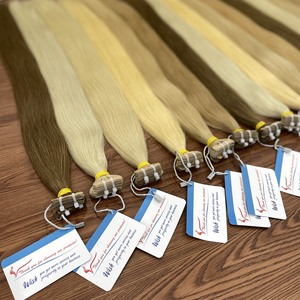 Cinta en extensiones de cabello 100% cabello humano Natural recto doble dibujado cinta invisible de todos los colores en la fábrica de Vietnam - Product Image 1