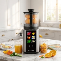 Extracteur de jus à froid OEM ODM à mastication lente, goulotte large de 6,14 pouces, faible bruit, facile à nettoyer, 1 pièce, direct usine, pour cuisine domestique