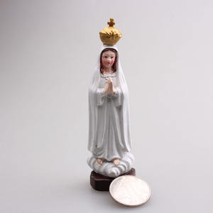 10cm hauteur vente entière sacré créatif noël christianisme jésus résine Statue artisanat <span class=keywords><strong>père</strong></span> et vierge marie décoration de la maison - Product Image 3