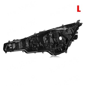 Couverture arrière de phare pour Toyota Corolla 2019-2021, lentille en plastique noir, côté gauche - Product Image 1