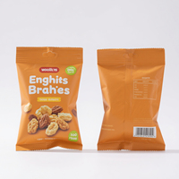 Promotion Exceptionnelle Sac d'Emballage Personnalisé en Plastique à Soufflet pour Snacks, Chips de Maïs, Chips de Pommes de Terre, Emballage Alimentaire Sûr et Croustillant