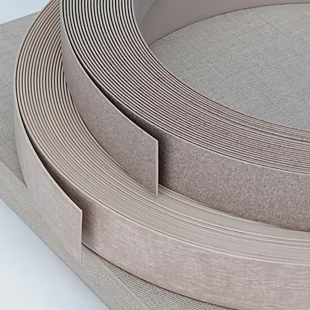 Decorative PVC edge banding flexible plastic strips for living room furniture
