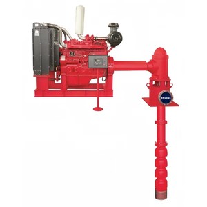 Pompe à incendie submersible à longue tige certifiée NFPA Shynpo XBD, haute pression, pour surpression d'eau incendie - Product Image 4