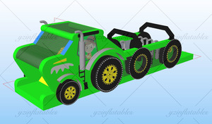 Надувные ПВХ Тракторные полосы препятствий на открытом воздухе для фермы приключенческая площадка для отдыха и фитнеса для детей - Product Image 3