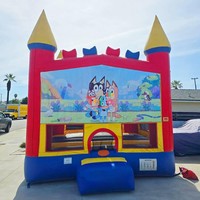 Château gonflable commercial pour fêtes, pour enfants et adultes, avec souffleur, location