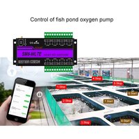 SM8-WLTE 4G LTE Interruptor de Energía Inteligente de 8 Canales con Relé ON/OFF, Módulo GSM, Controlador de Temperatura, Control Remoto por SMS y App