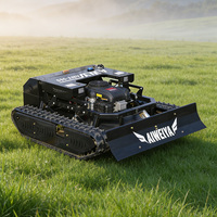 Tondeuse à gazon RC sur chenilles CE EPA pour terrasses agricoles en pente, équipement de tonte télécommandé