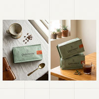 Sachets de thé personnalisés imprimés PET VMPET PE, scellés sur quatre côtés, barrière anti-humidité, fabrication OEM, sachets à quatre soudures latérales pour la vente au détail