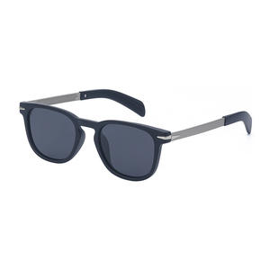 Lunettes de soleil polarisées rétro unisexes, monture noire en PC, verres TAC, protection UV400 pour la conduite et l'usage quotidien - Product Image 2