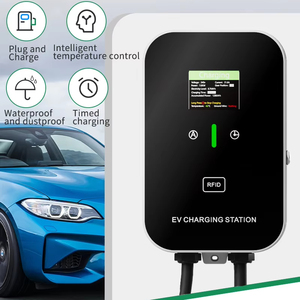 Borne de recharge murale pour véhicules électriques 22 kW, norme GB, Plug and Play, IP55, ignifuge, protection contre les surtensions et les fuites, recharge programmée pour usage <span class=keywords><strong>domestique</strong></span> - Product Image 1