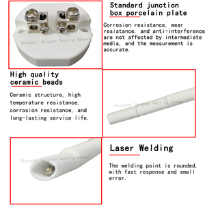 WRN-010 termokupl tel <span class=keywords><strong>k</strong></span>-tipi termokupl çekirdek MaFei fırın WRN termokupl seramik manyetik boncuk çekirdek - Product Image 4